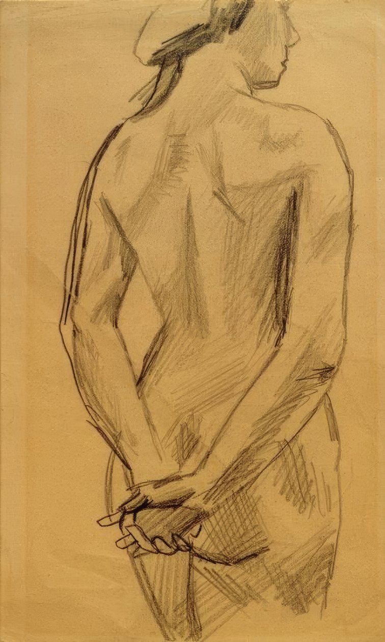 Akt kobiecy 53 autorstwa August Macke