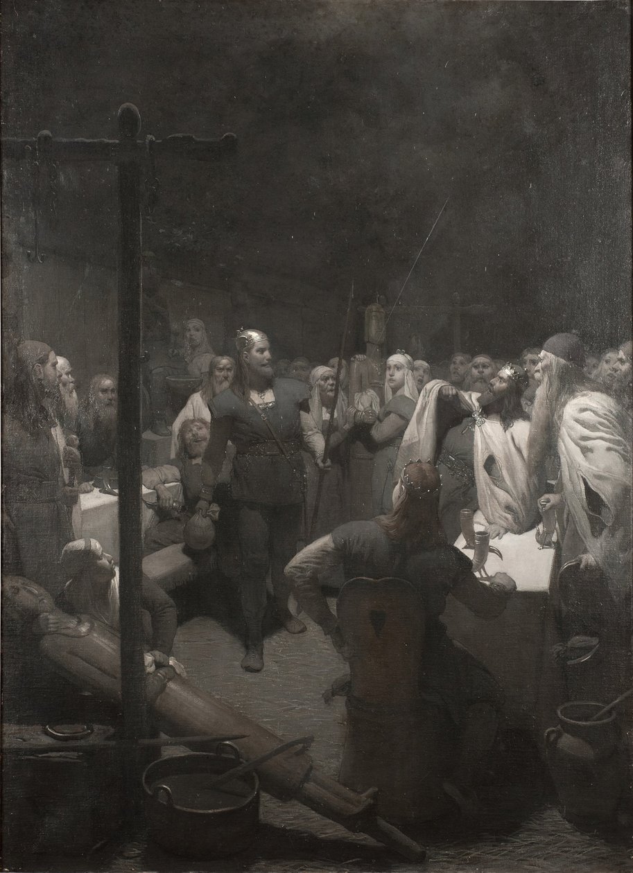 Stos Baldera (z Sagi o Frithiofie) autorstwa August Malmström