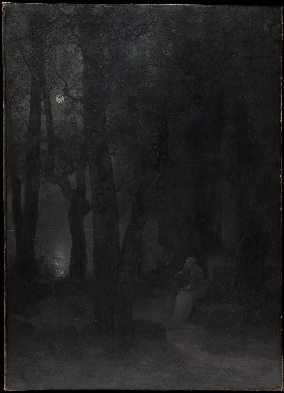 Szczęście Frithiofa (z „Sagi o Frithiofie”) autorstwa August Malmström