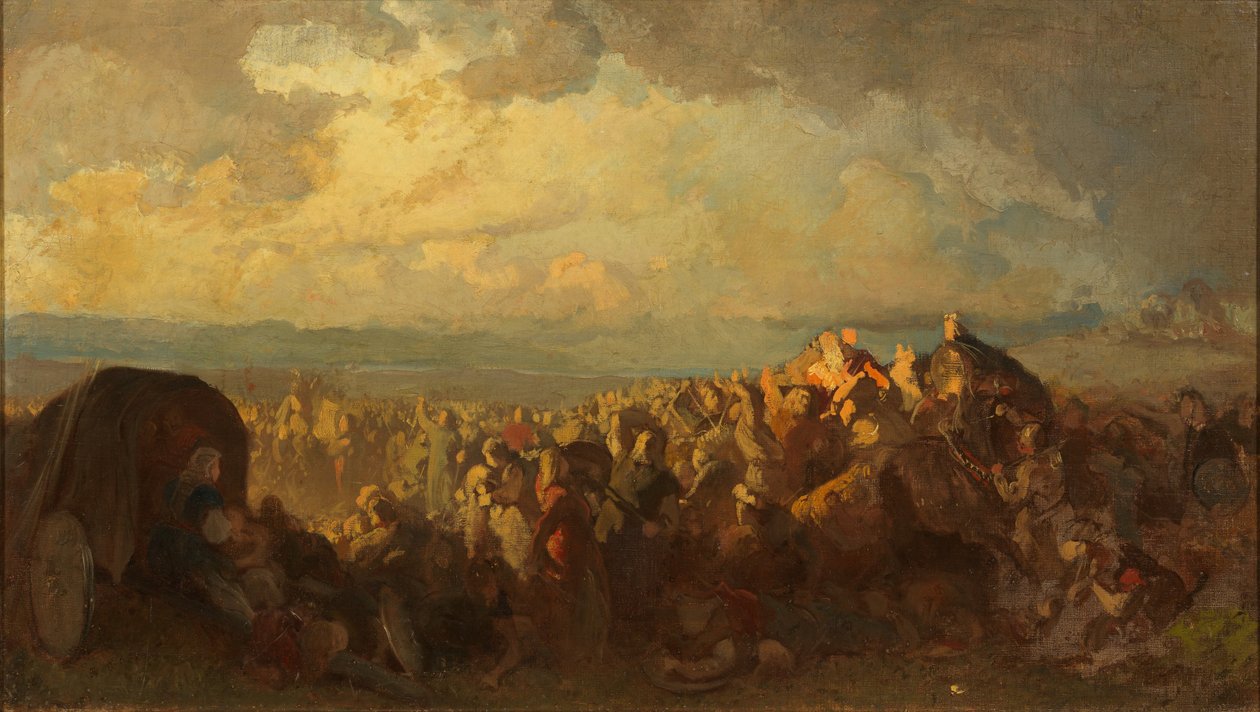 Bitwa pod Bråvallą. Praca naukowa autorstwa August Malmström