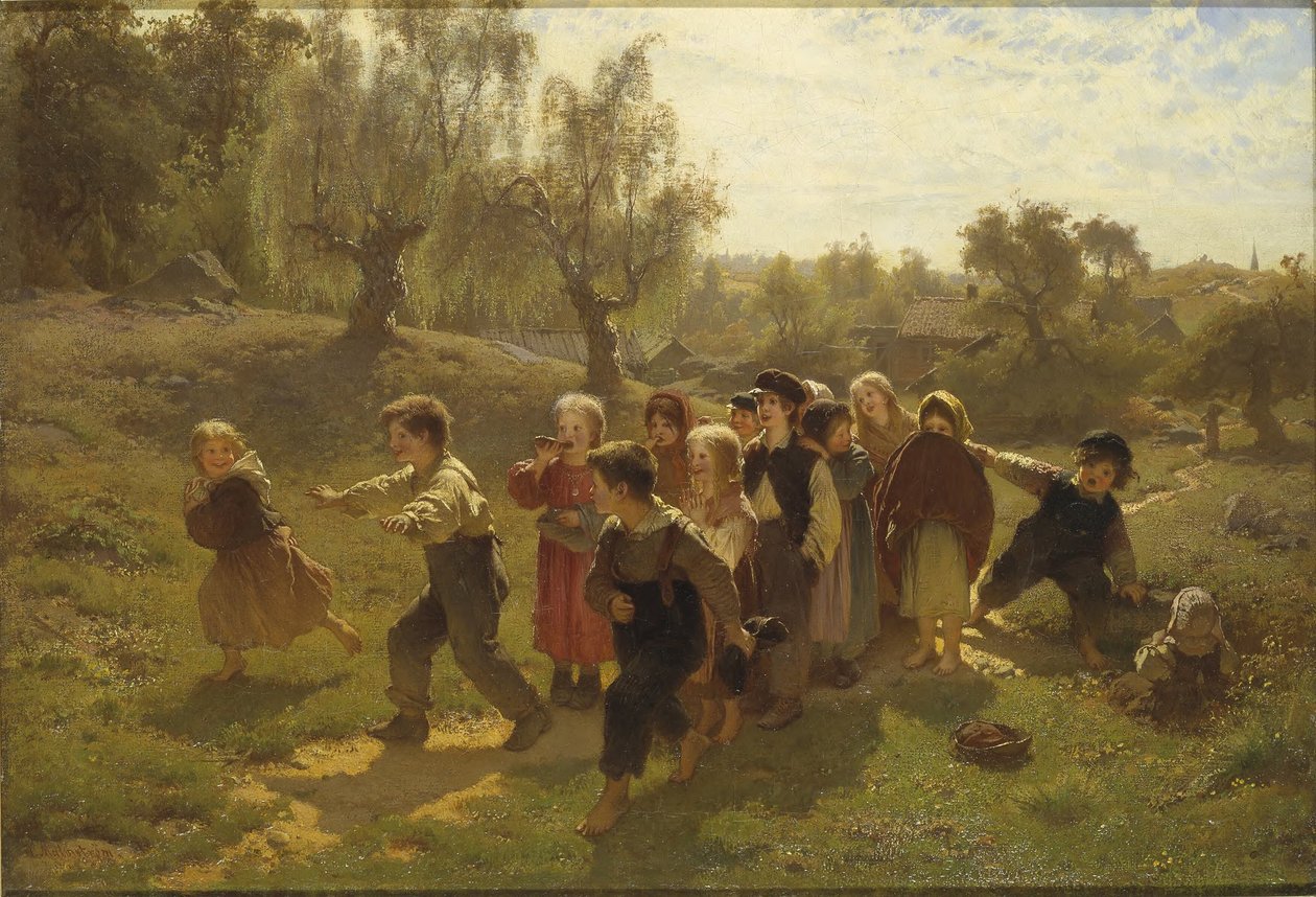 Gra autorstwa August Malmström