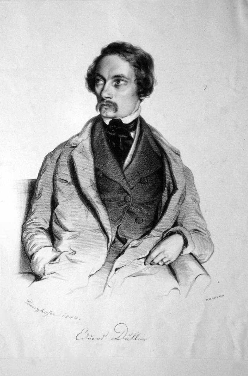 Eduard Duller autorstwa August Prinzhofer