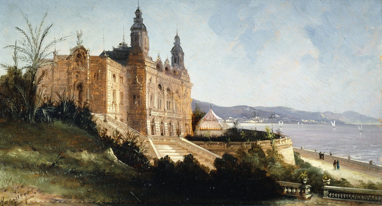 Kasyno w Monte Carlo, autorstwa August Siegen