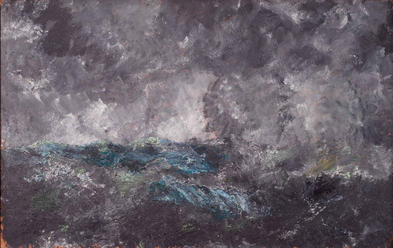 Sztorm w Skerries. "Latający Holender" autorstwa August Strindberg