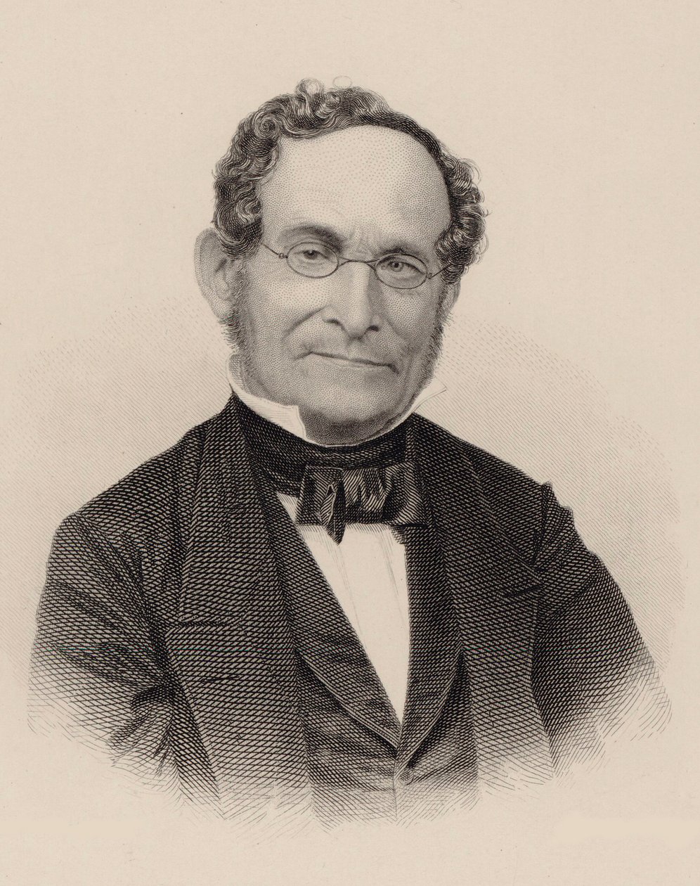 Portret kompozytora Alberta Methfessela 1785-1869. autorstwa August Weger