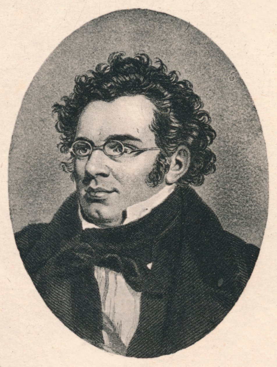 Schubert., 1819, 1895 autorstwa August Weger