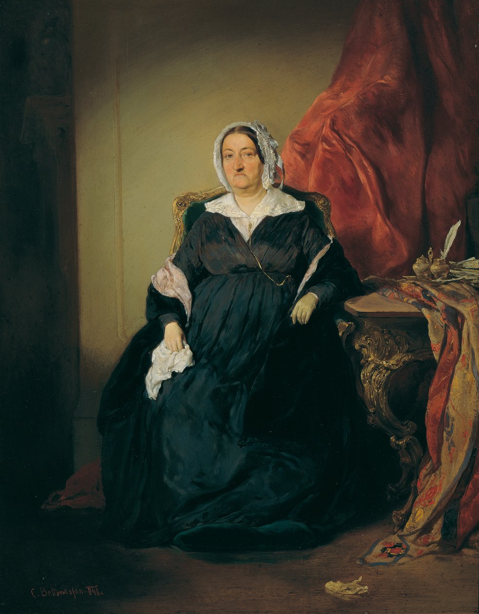 Elisabeth Imrédy, szlachcica Omorovicze autorstwa August von Pettenkofen