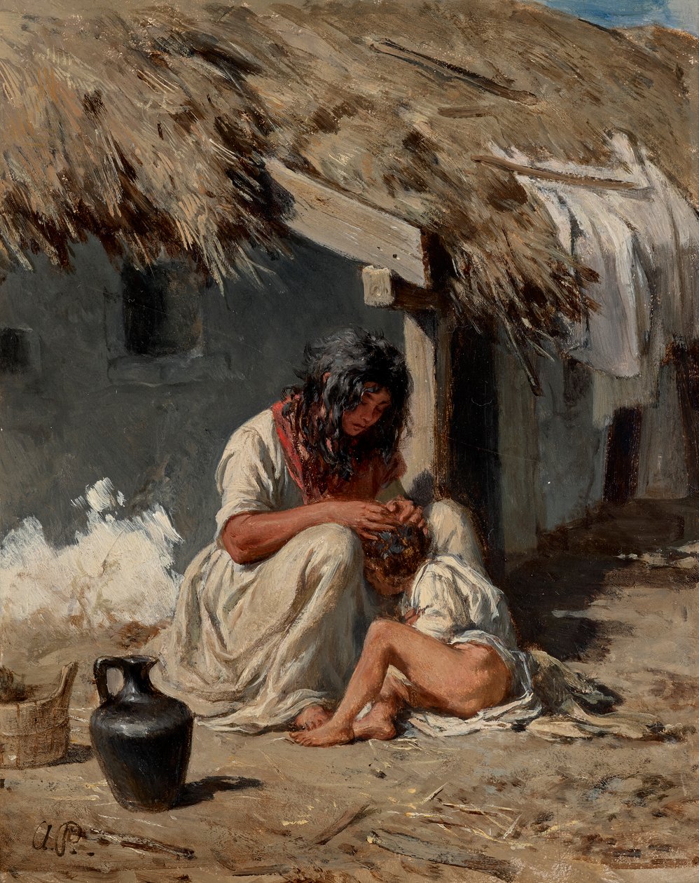 węgierska sielanka autorstwa August von Pettenkofen