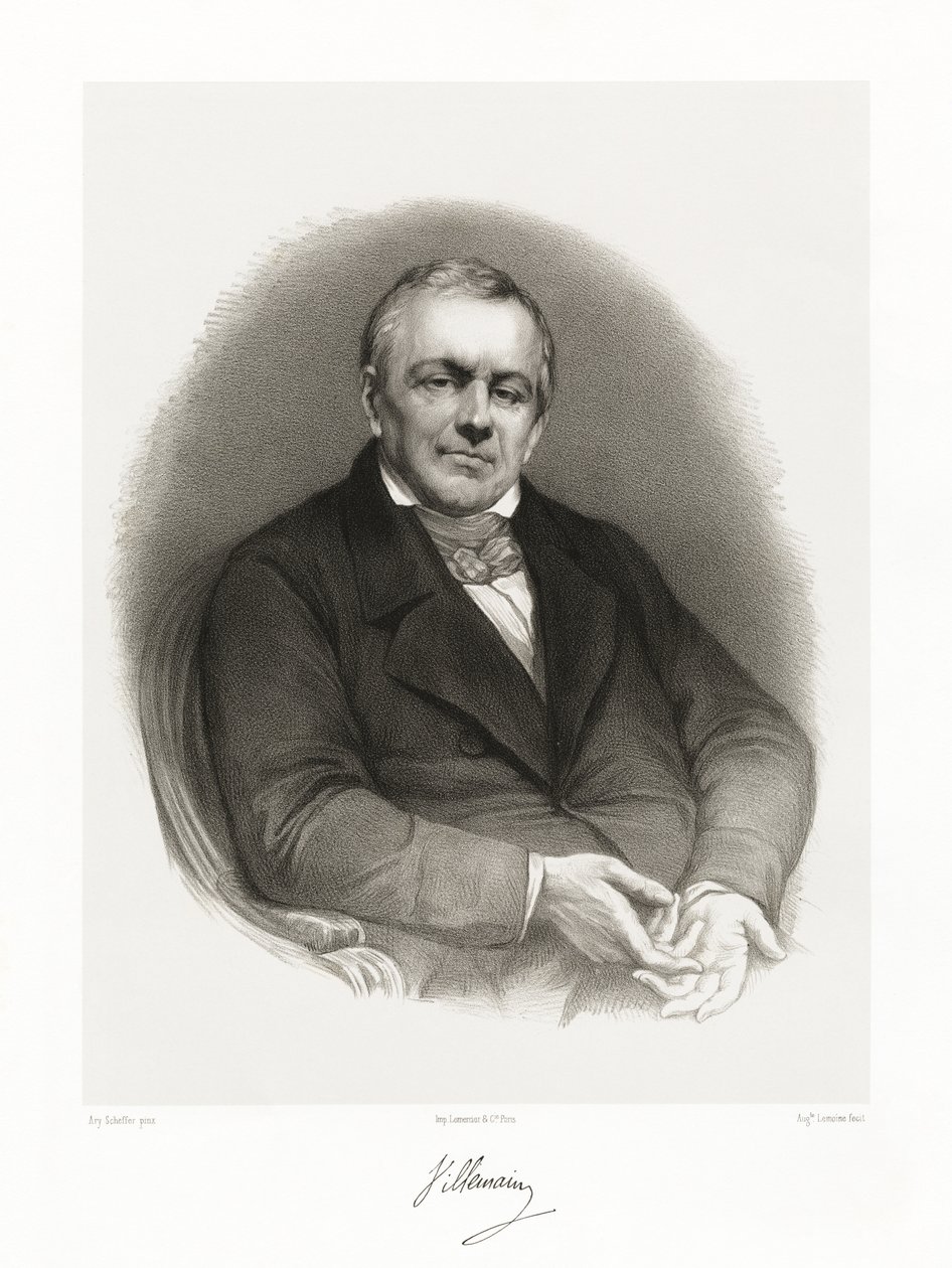 Abel François Villemain, 1865-66 autorstwa Auguste Charles Lemoine