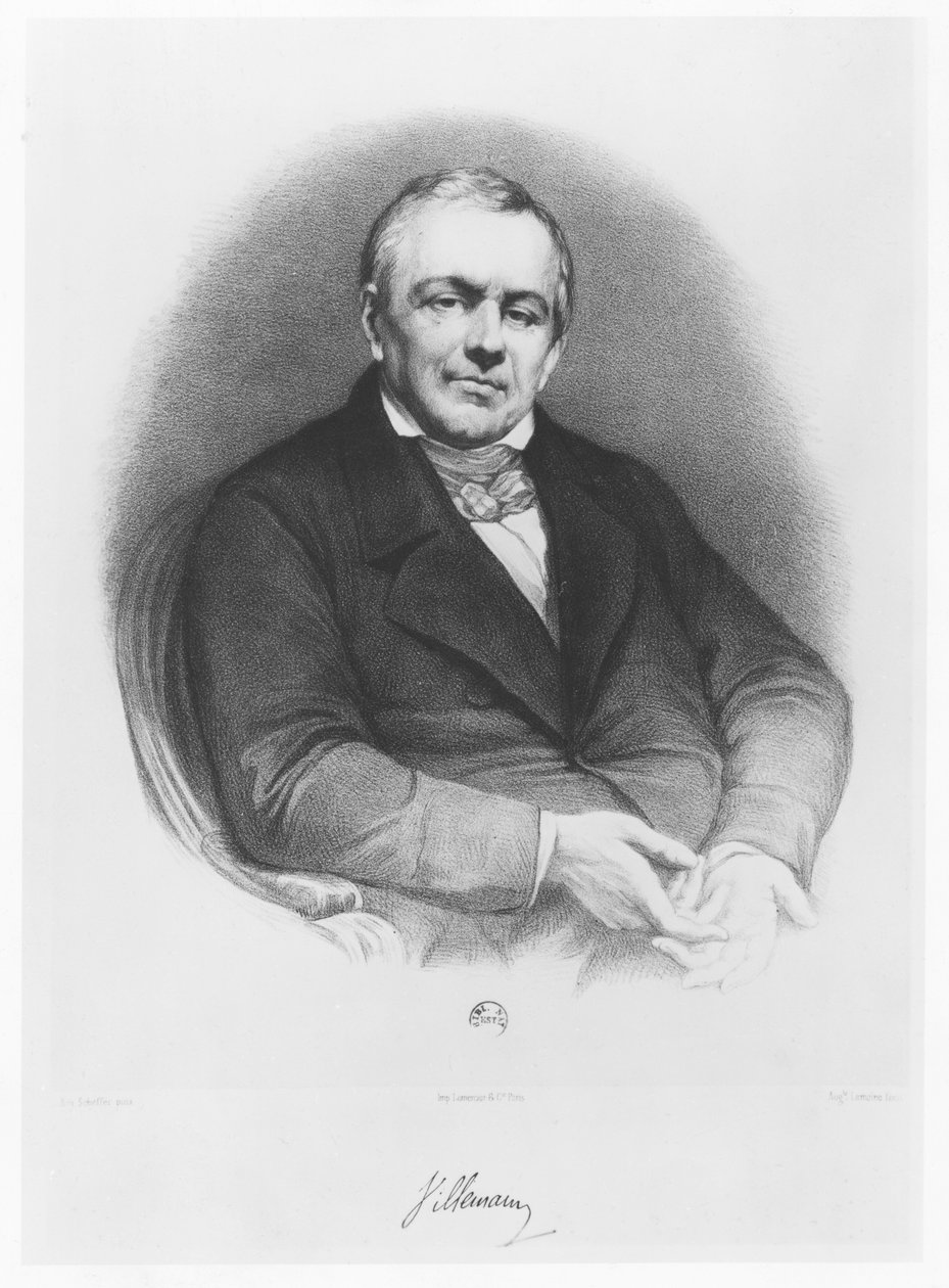 Abel-Francois Villemain autorstwa Auguste Charles Lemoine