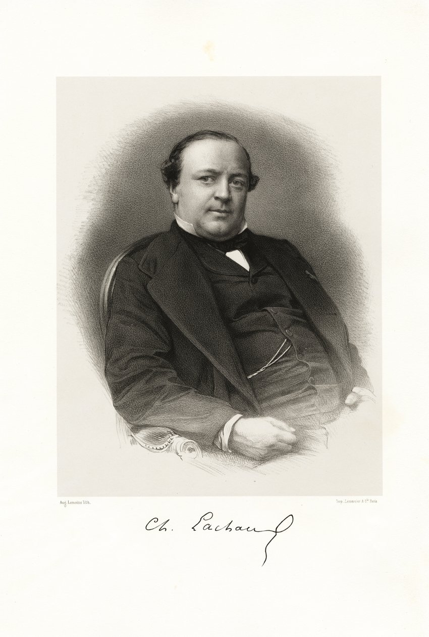 Charles Alexandre Lachaud autorstwa Auguste Charles Lemoine