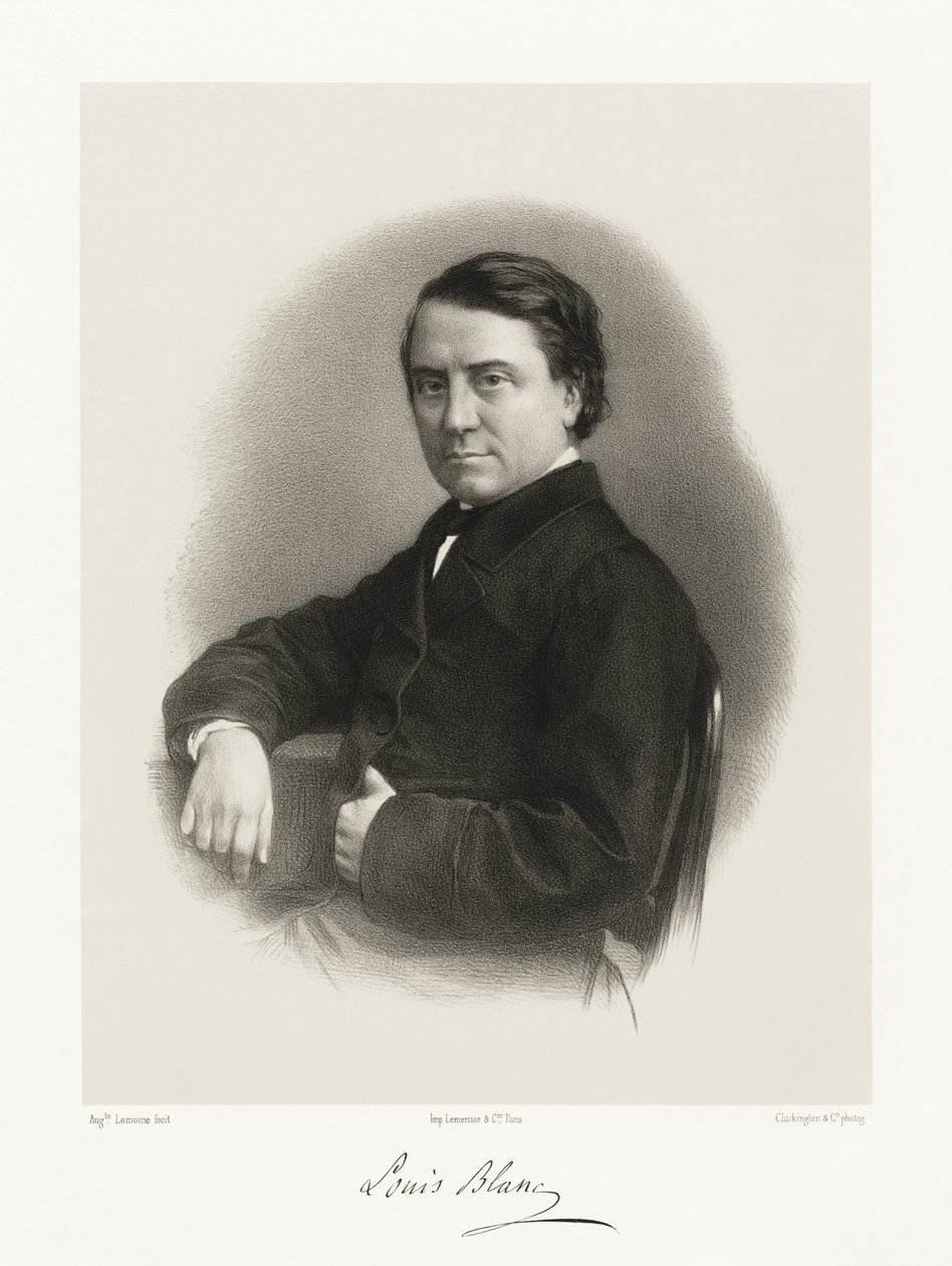 Louis Blanc, 1865-66 autorstwa Auguste Charles Lemoine