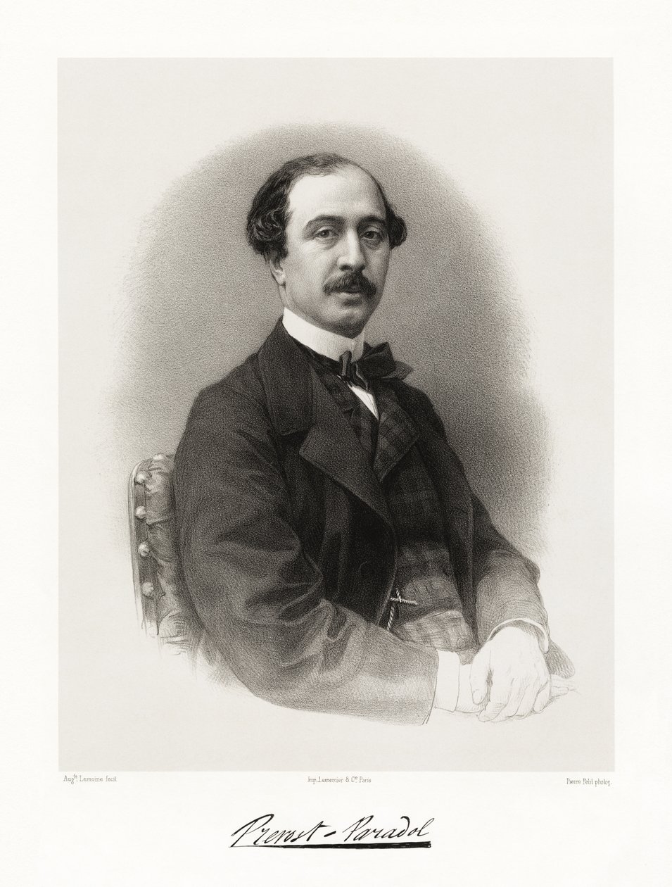 Lucien Anatole Prévost-Paradol, 1865-66 autorstwa Auguste Charles Lemoine