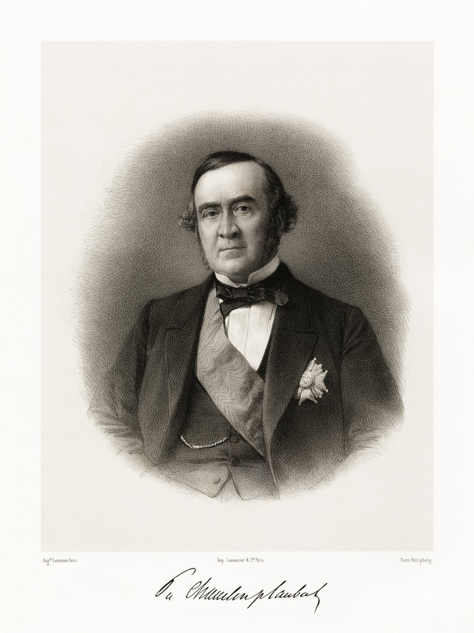 Prosper de Chasseloup-Laubat, 1865-66 autorstwa Auguste Charles Lemoine