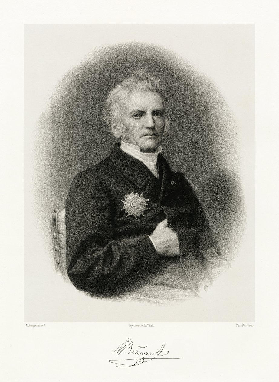 Alphonse Marie Marcellin Thomas Bérenger, 1865-66 autorstwa Auguste Charpentier