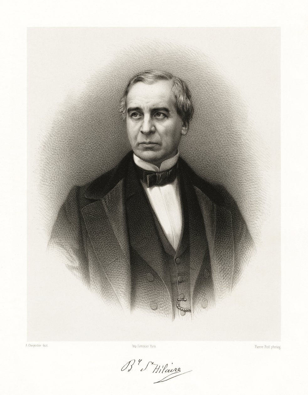 Jules Barthélemy-Saint-Hilaire, 1865-66 autorstwa Auguste Charpentier