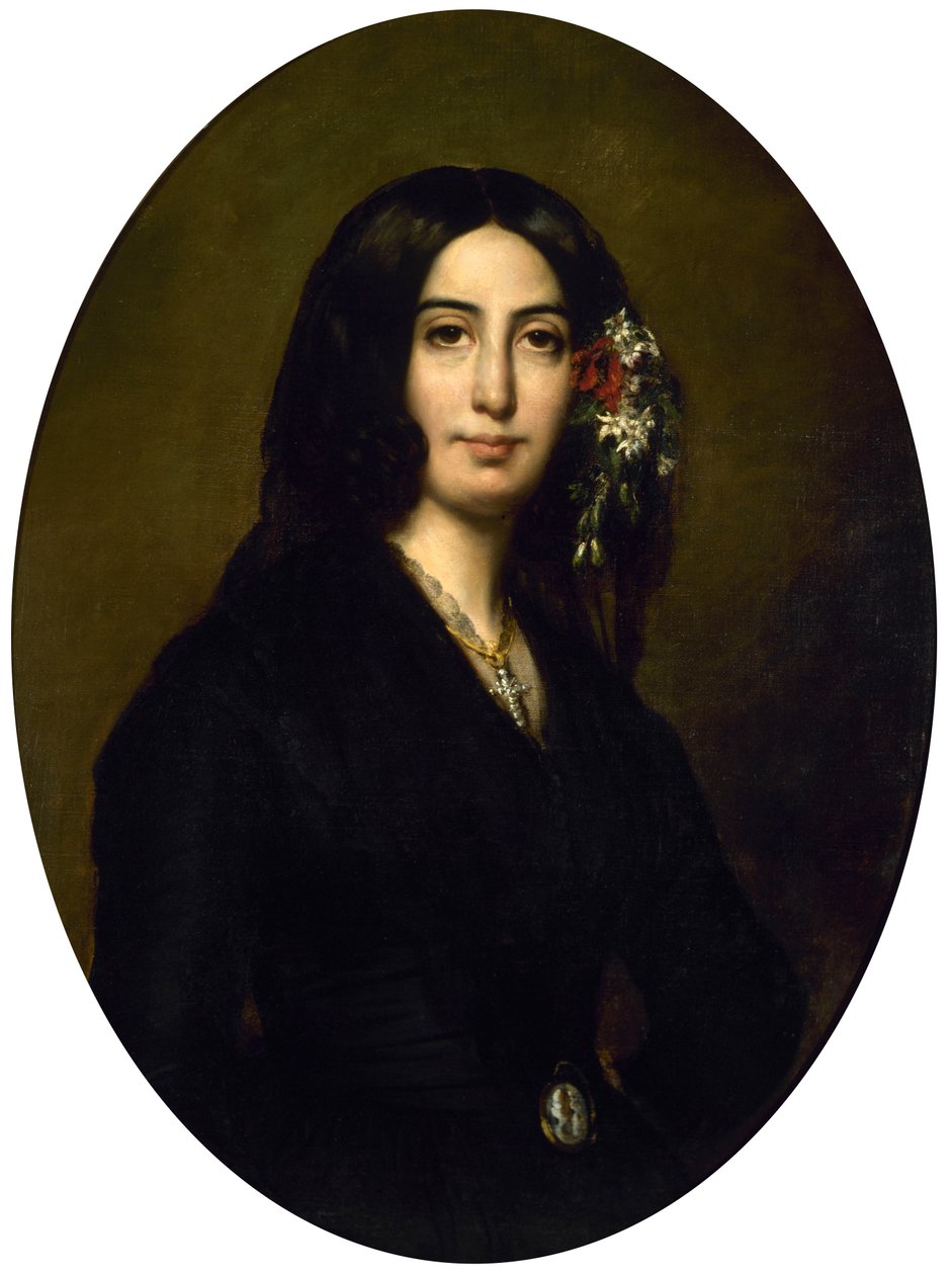 Portret George Sand autorstwa Auguste Charpentier