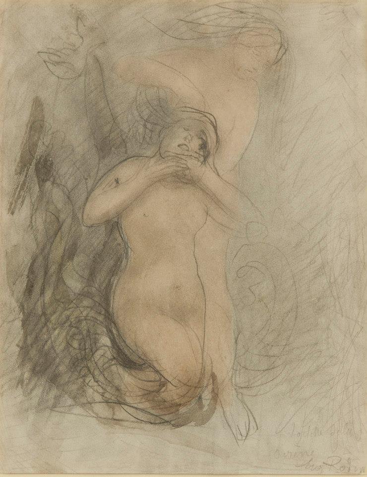 Kąpiel syreny autorstwa Auguste Rodin