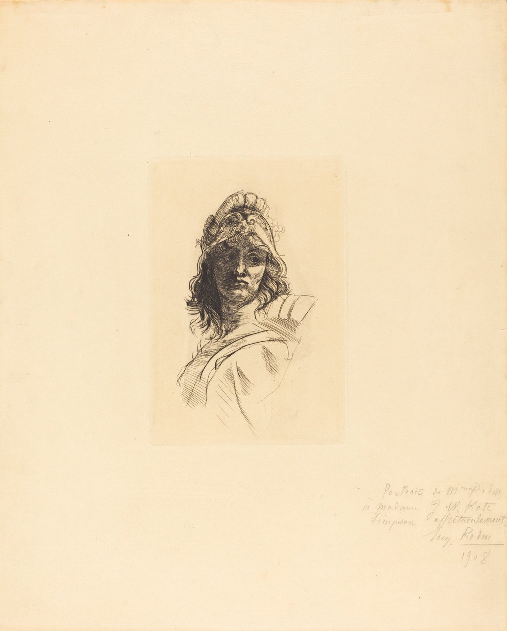 Koperty Bellone autorstwa Auguste Rodin