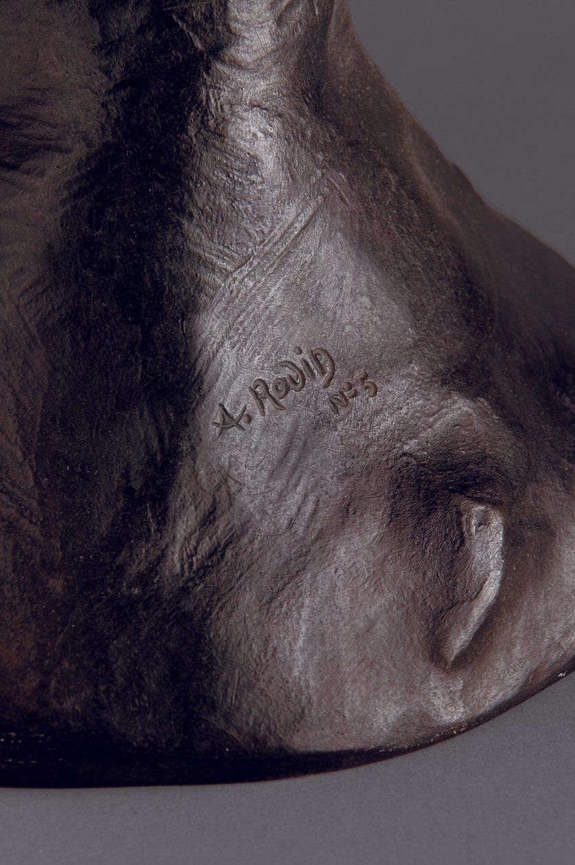 Szczegół studium dla Polifema, 1880 odlew z brązu 1970 autorstwa Auguste Rodin