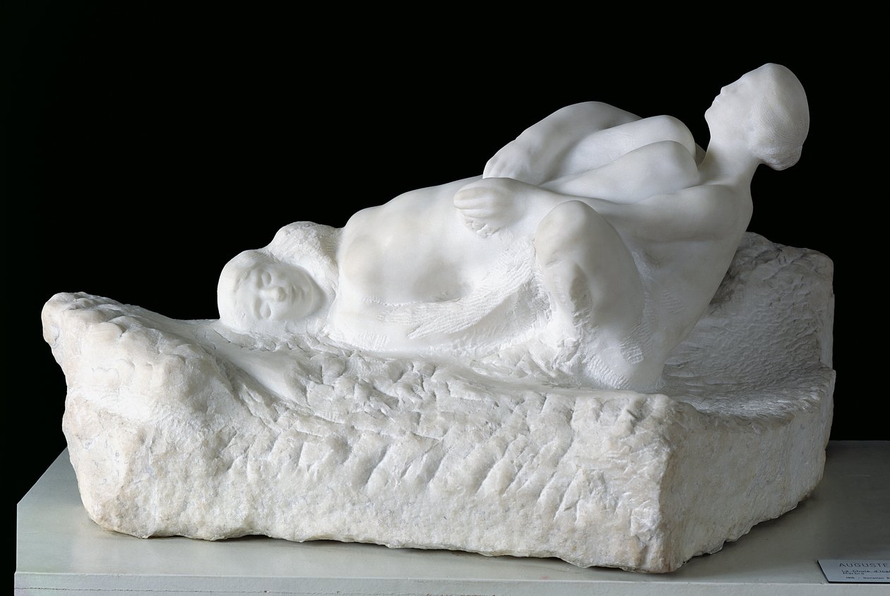 Upadek Ikara, przed 1910 (marmur) autorstwa Auguste Rodin