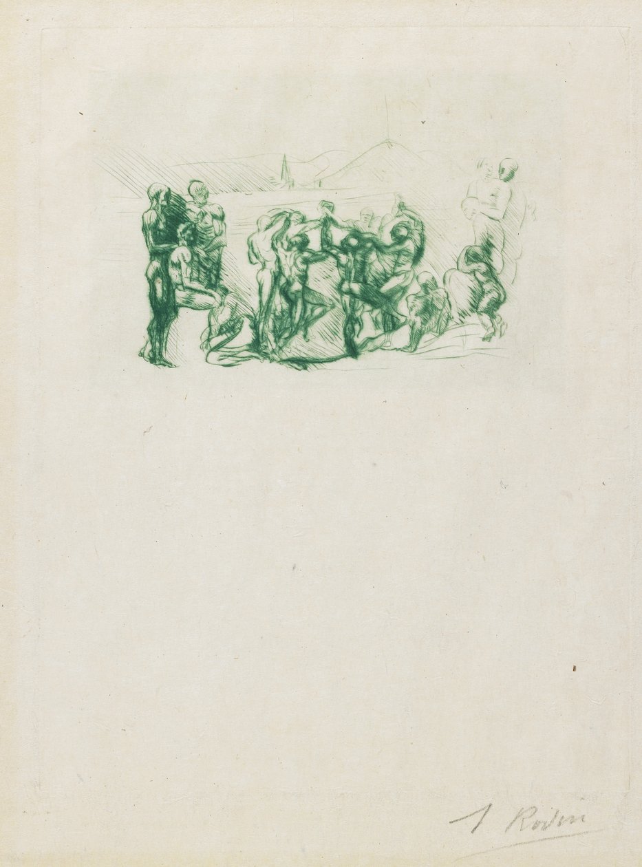 La Ronde, ok. godz. 1883-1884 autorstwa Auguste Rodin