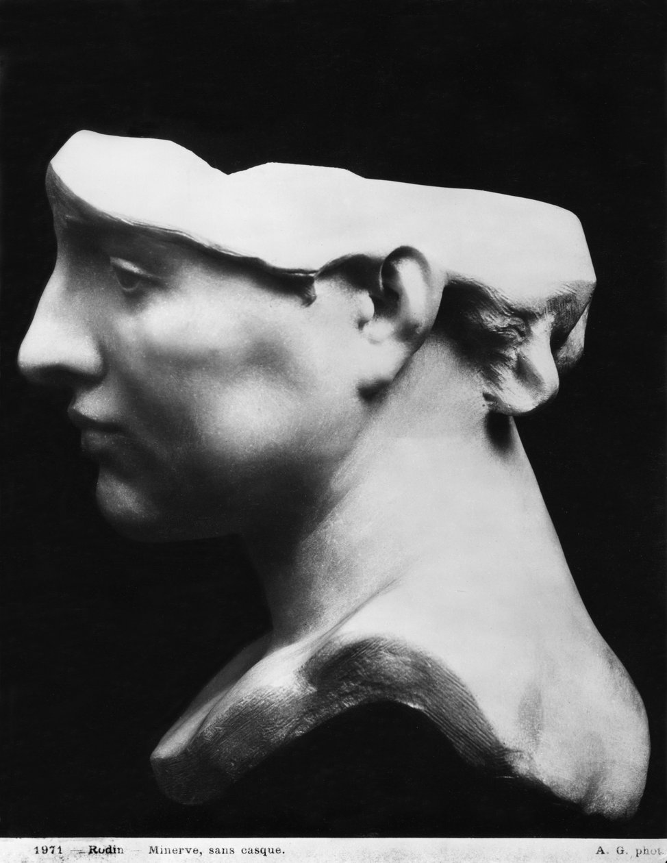 Minerwa bez hełmu, 1896 (marmur) (patrz też 414549) autorstwa Auguste Rodin