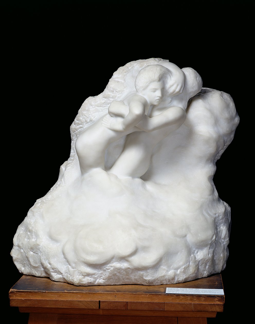 Paolo i Francesca w chmurach, 1904 (marmur) autorstwa Auguste Rodin