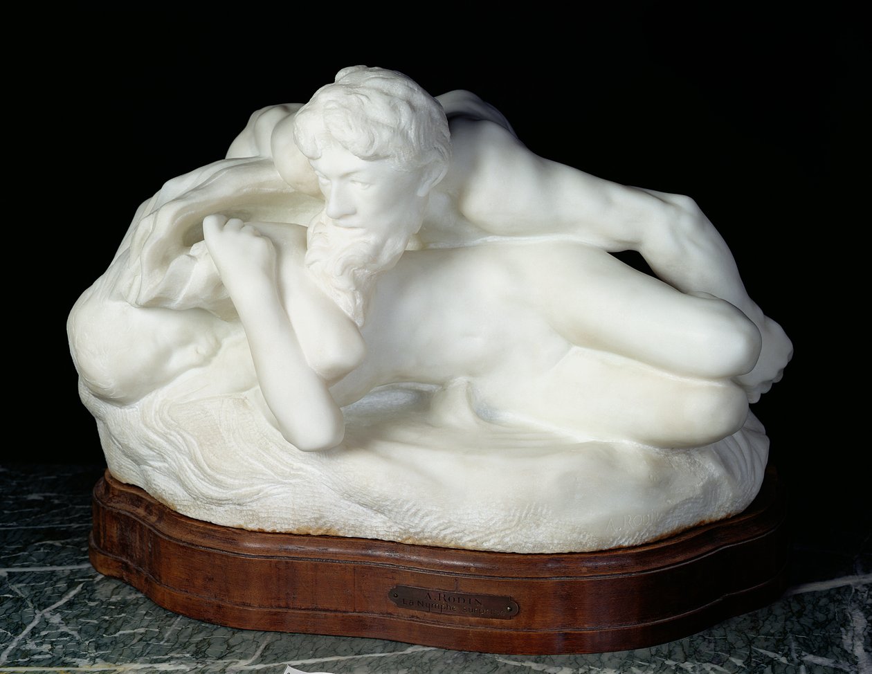 Psyche-Wiosna, znana również jako Zaskoczona Nimfa lub Wiosna, 1886 (marmur) autorstwa Auguste Rodin