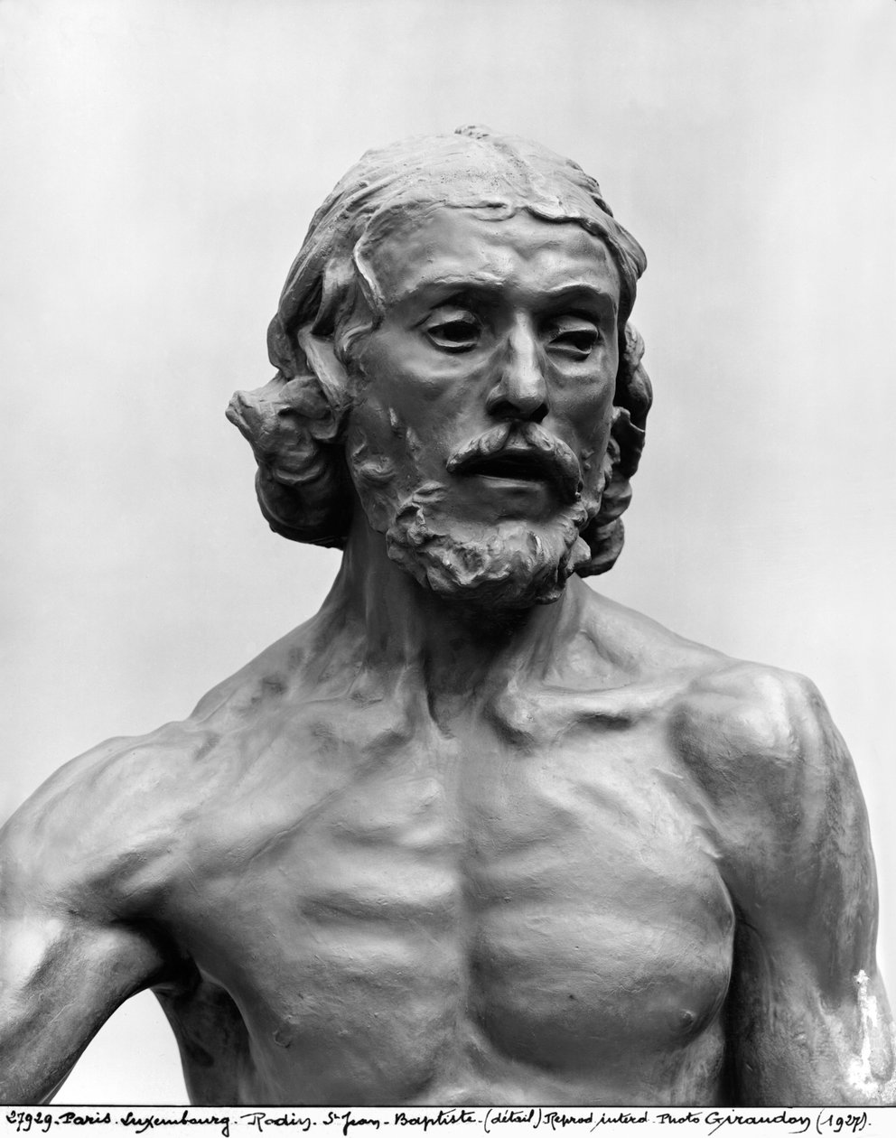 Jan Chrzciciel, 1878-80 (detal) (zob. też 279787) (brąz) autorstwa Auguste Rodin