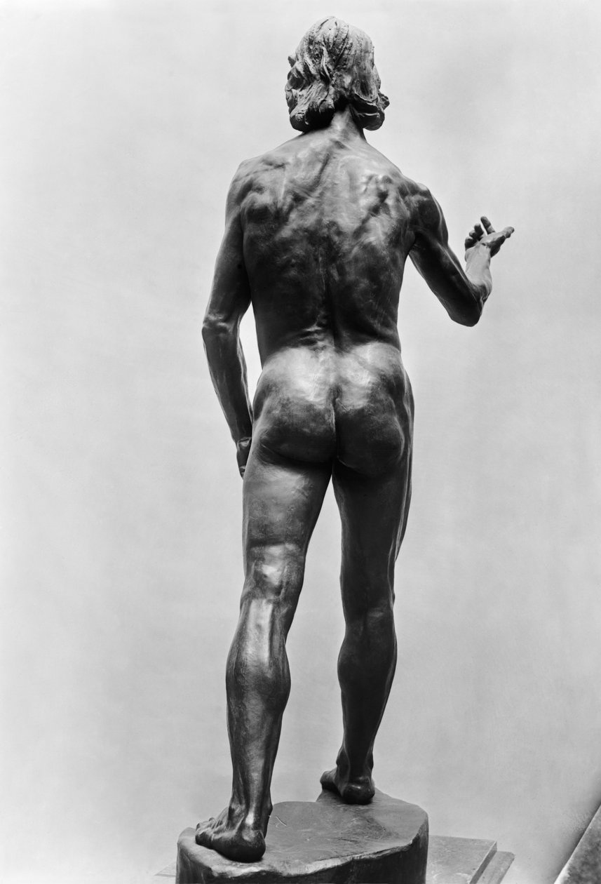 Św. Jan Chrzciciel widziany z tyłu, 1878-80 (zob. też 279787, 279788) (brąz) autorstwa Auguste Rodin