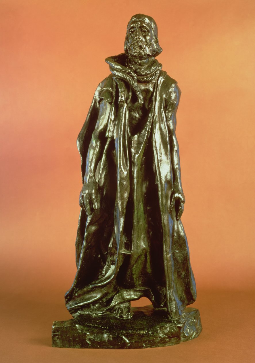 Studium Eustache de St. Pierre, pochodzące od mieszczan z Calais, ok. 1905-10 (brąz) autorstwa Auguste Rodin