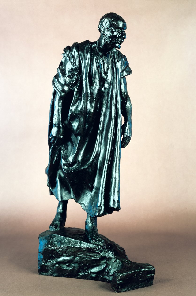 Studium dla Jacques de Wissant z mieszczan Calais, ok. 1905-10 (brąz) autorstwa Auguste Rodin