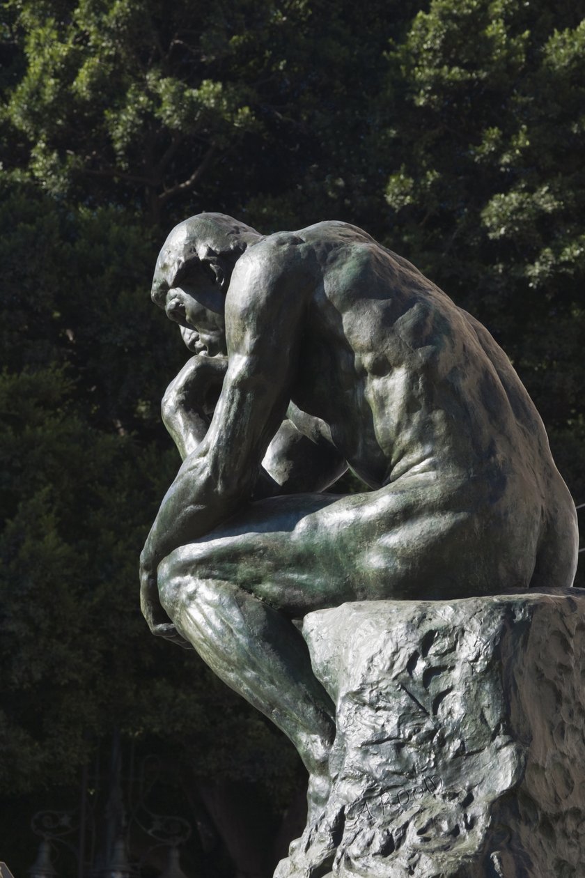 Myśliciel (brąz) autorstwa Auguste Rodin