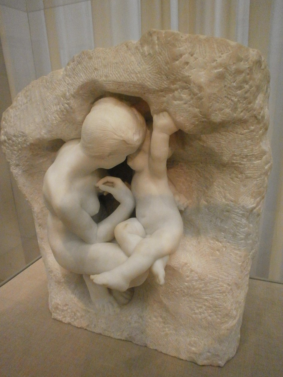 Młoda matka w grocie autorstwa Auguste Rodin