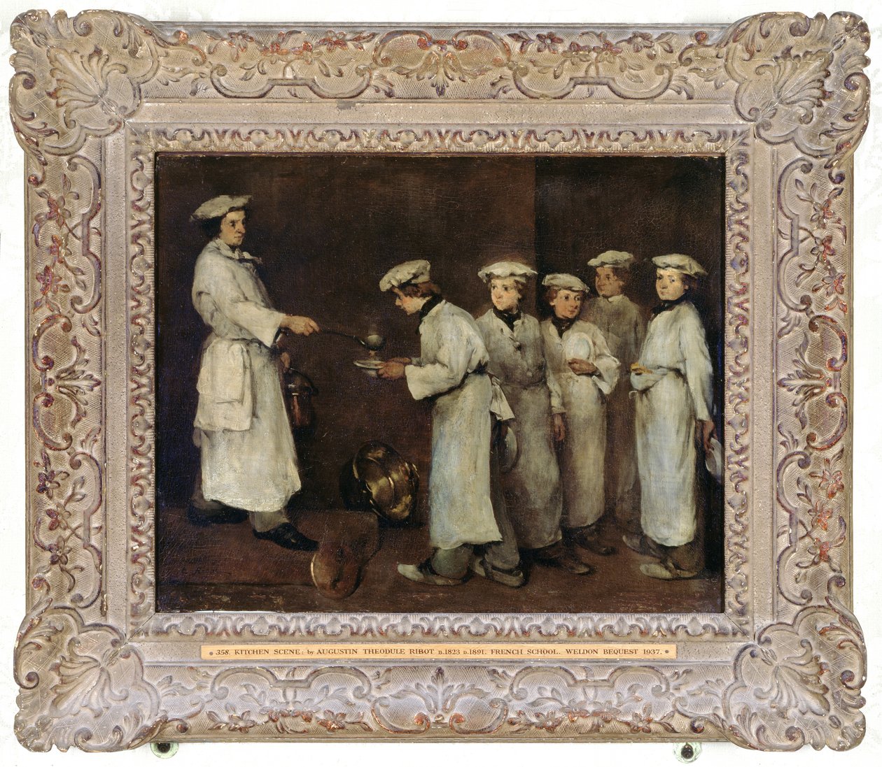 Scena kuchenna autorstwa Auguste Theodule Ribot