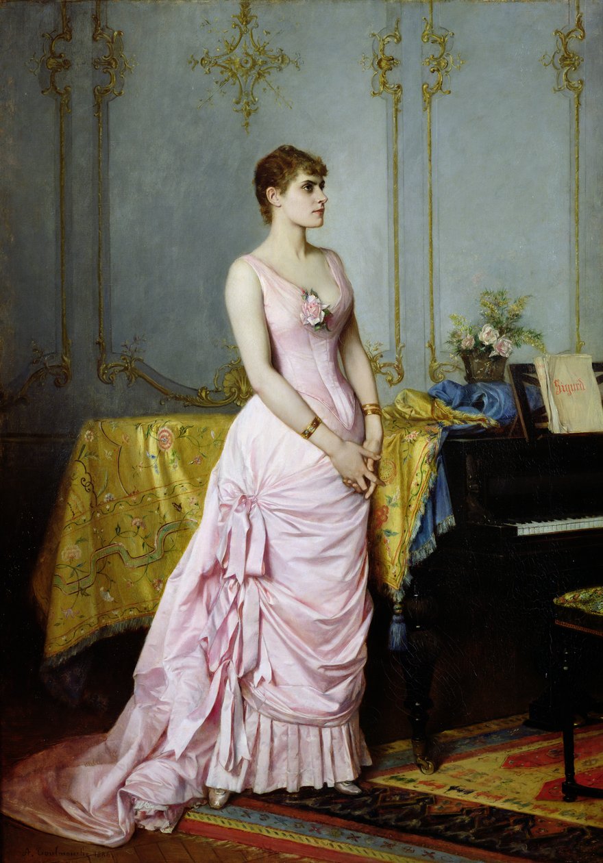 Portret Rose Caron (1857-1930) 1886 autorstwa Auguste Toulmouche
