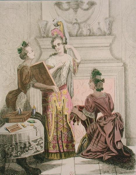 Garderoba artysty (wydanie faksmile ryciny z XVII wieku) autorstwa Auguste Alexandre Guillaumot