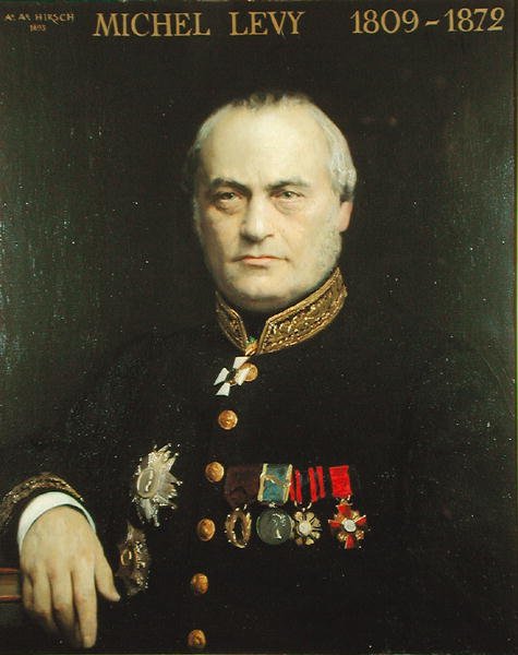 Michel Levy (1809-72) 1893 (olej na płótnie) autorstwa Auguste Alexandre Hirsch