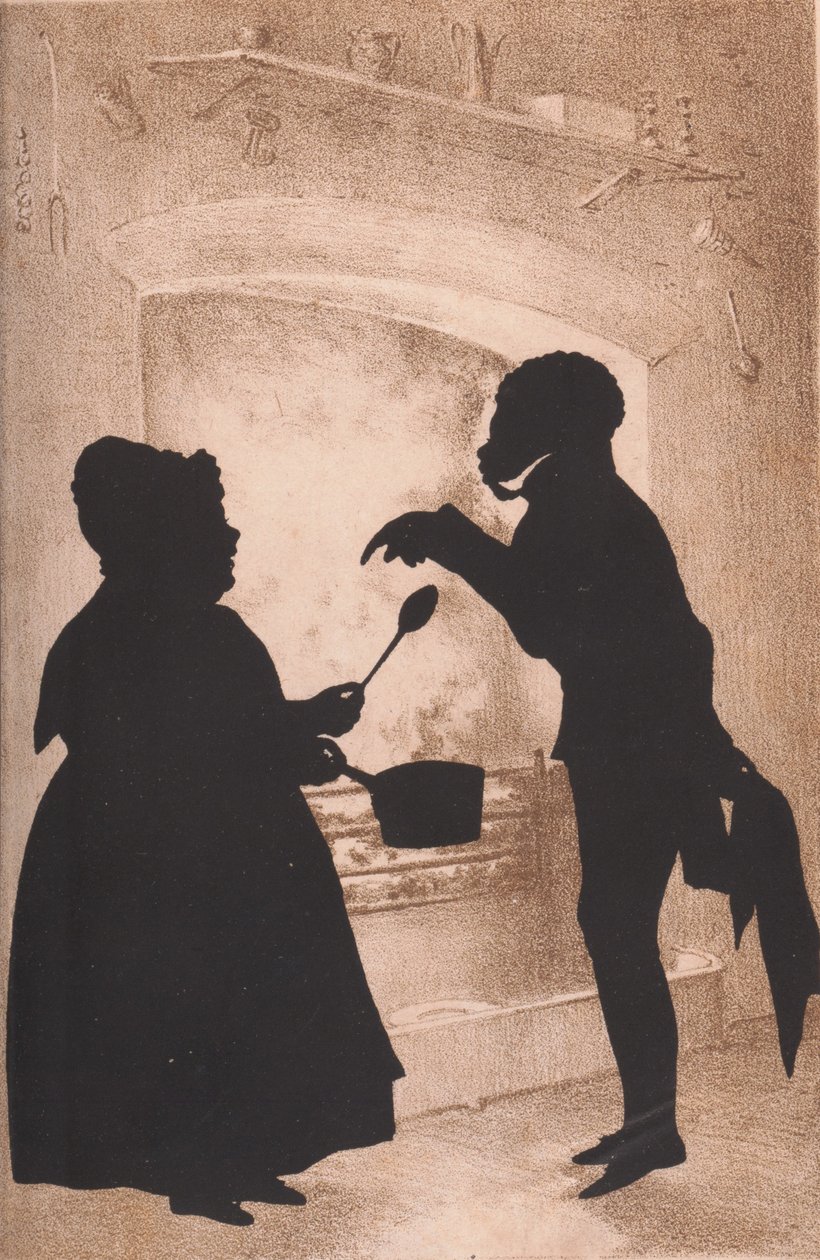 Traktat o podobieństwach sylwetek, 1835. autorstwa Auguste Amant Constant Fidele Edouart