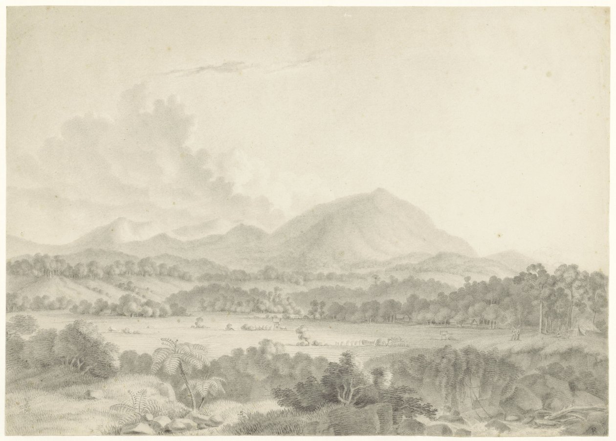 Jawajski krajobraz autorstwa Auguste Antoine Joseph Payen