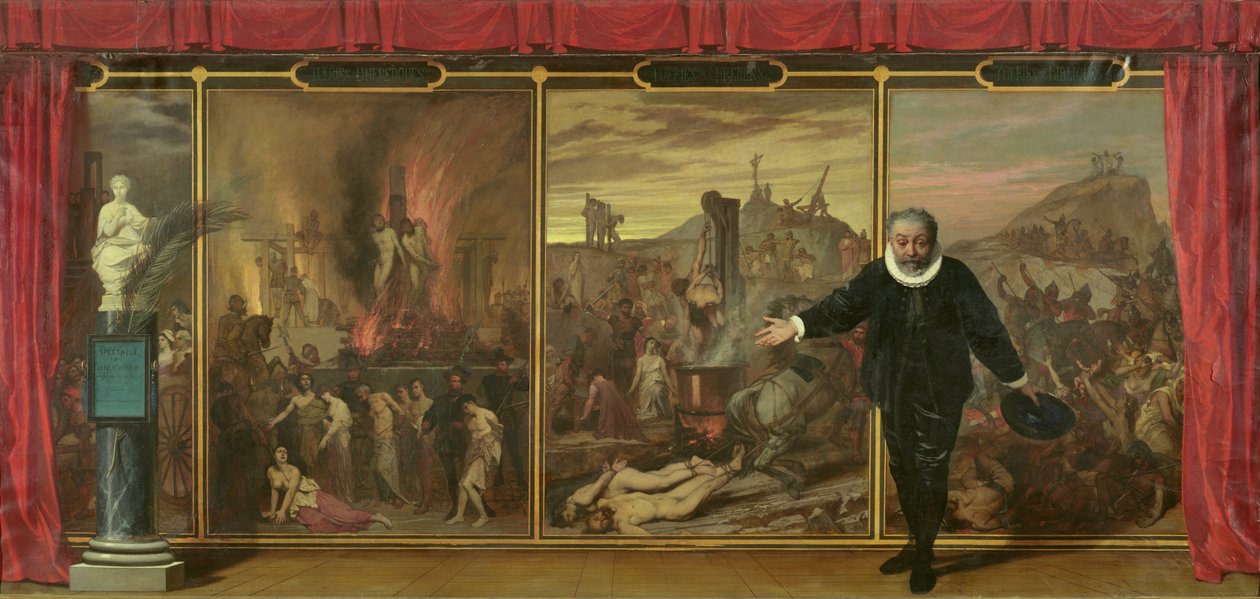 Spektakl ludzkiej głupoty, 1872 autorstwa Auguste Barthelemy Glaize