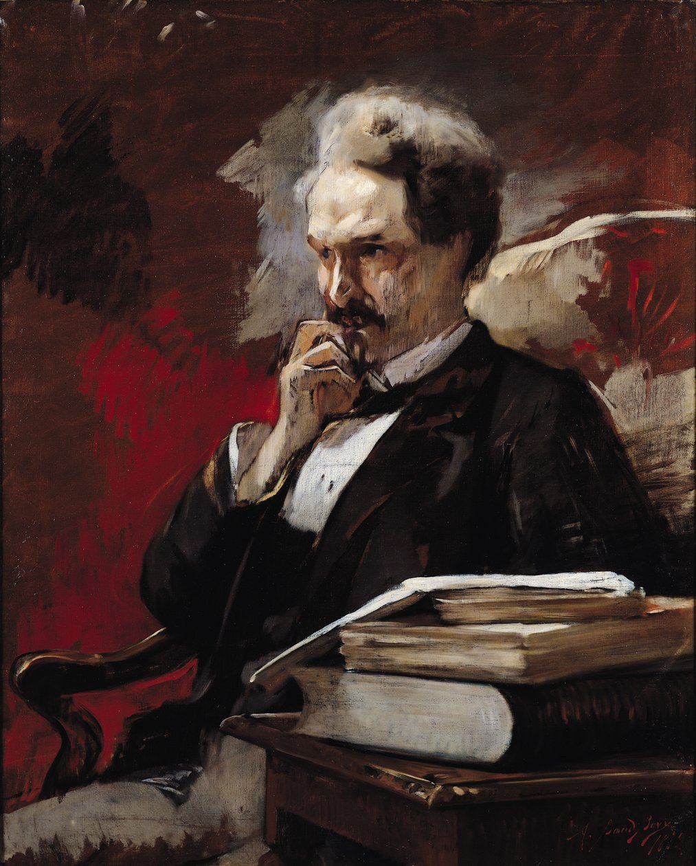 Henri Rochefort (1830-1913) autorstwa Auguste Baud Bovy