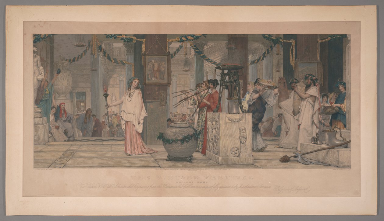 Festiwal Vintage: starożytny Rzym autorstwa Auguste Blanchard