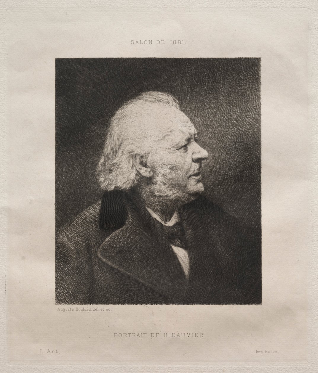 Honoré Daumier, 1881. autorstwa Auguste Boulard
