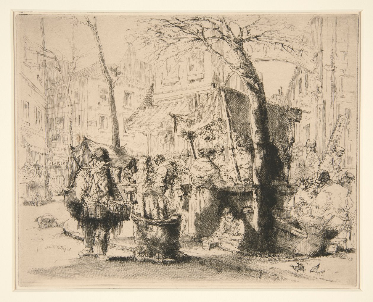 Avenue Clichy autorstwa Auguste Brouet
