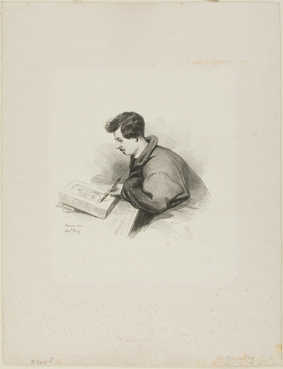 Portret Auguste Raffeta autorstwa Auguste Bry