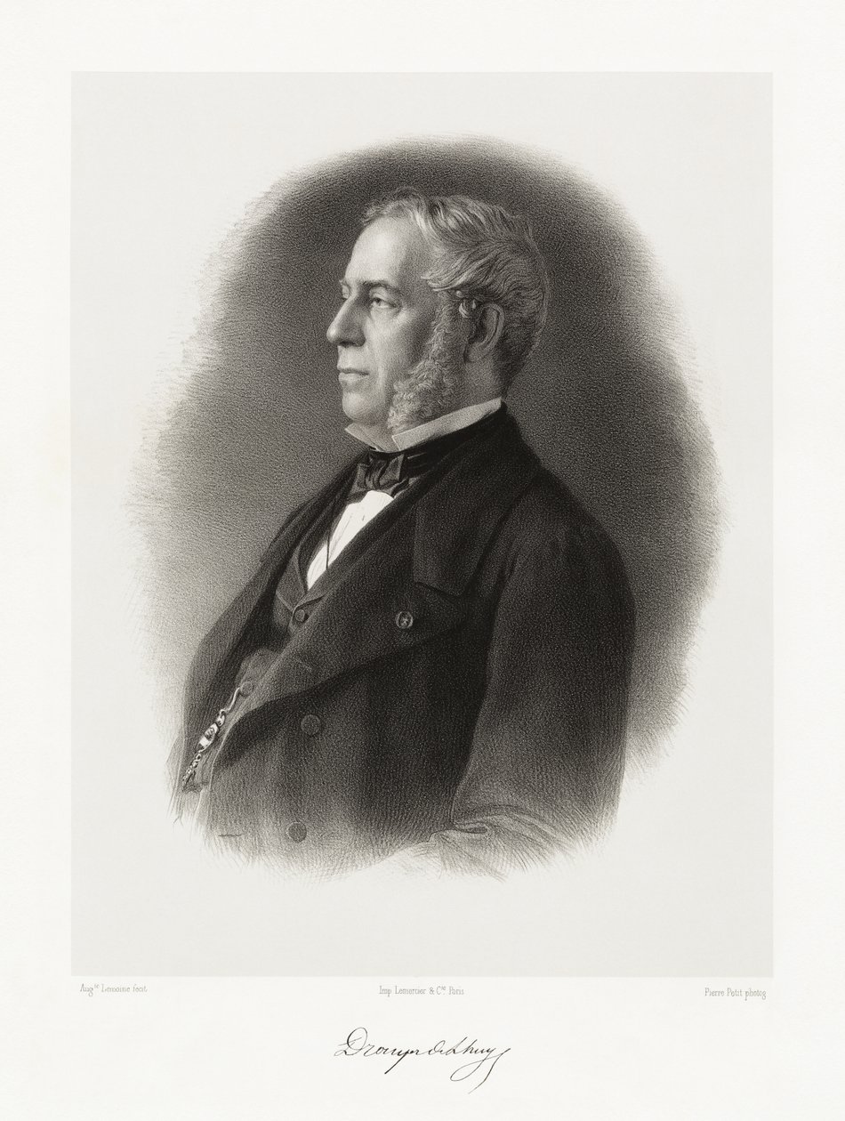 Edouard Drouyn de Lhuys autorstwa Auguste Charles Lemoine