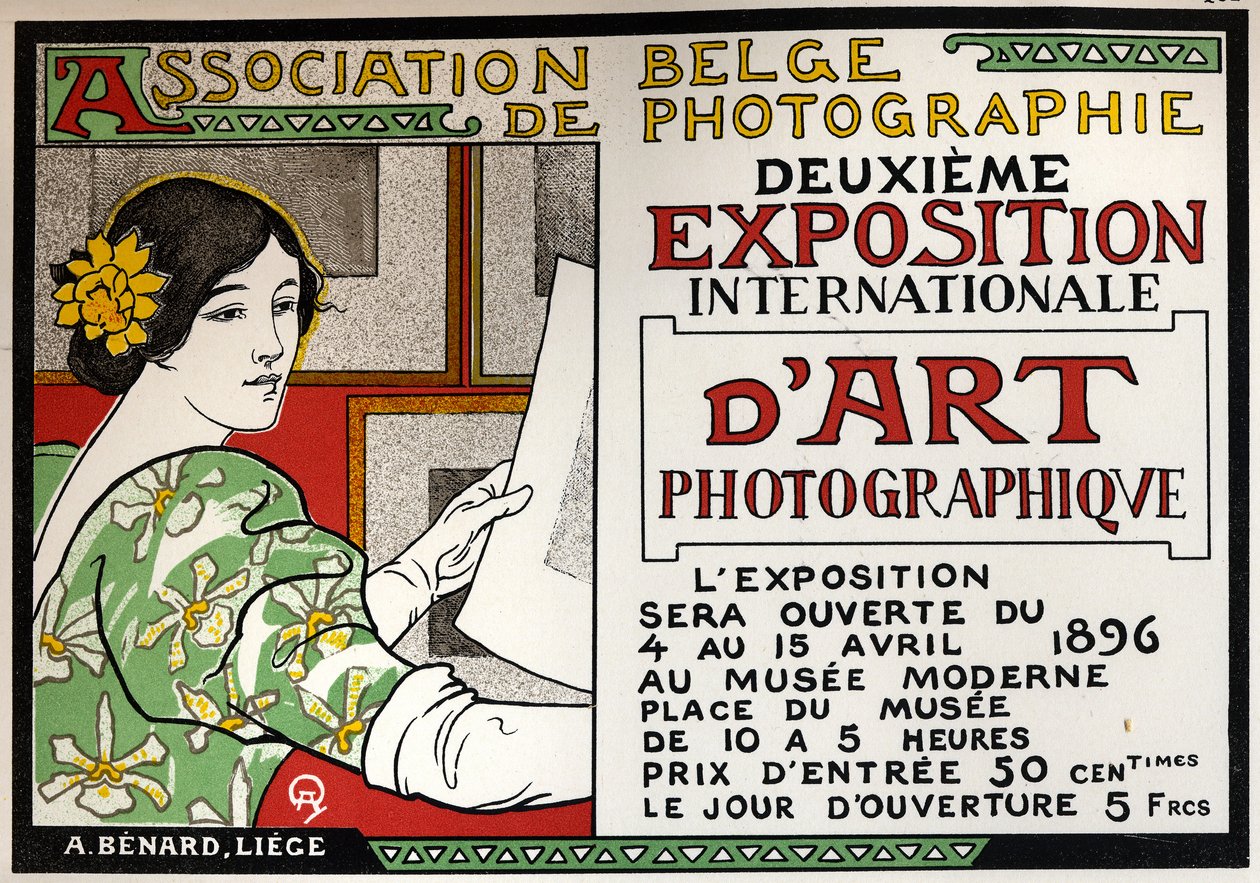 Wystawa sztuki fotograficznej w Musee Moderne w Brukseli autorstwa Auguste Donnay
