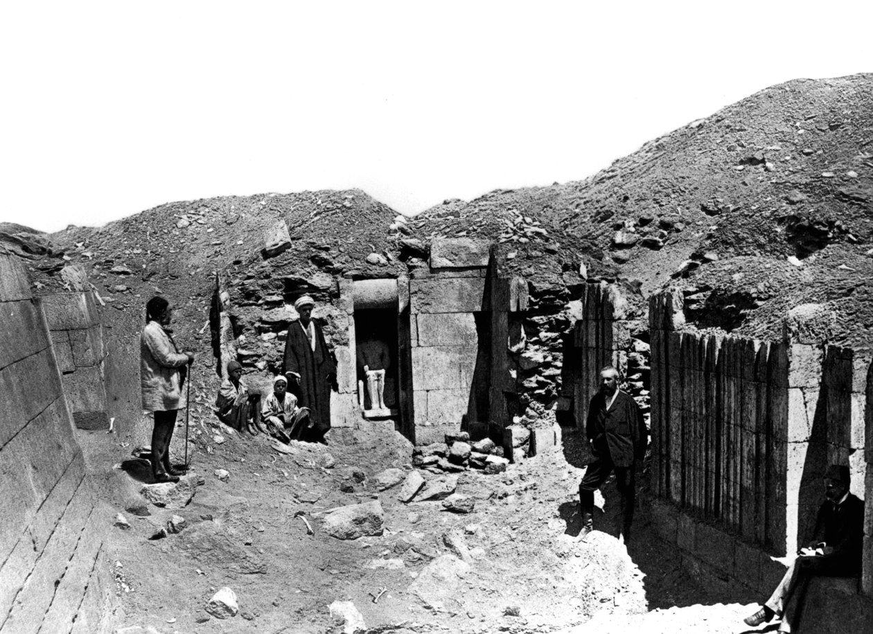 Memphis Saqqara, Egipt, 1893 autorstwa Auguste Edouard Mariette